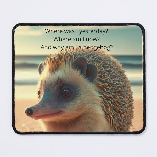 Item preview, hedgehog on the beach 1 designed and sold by rayo-art.