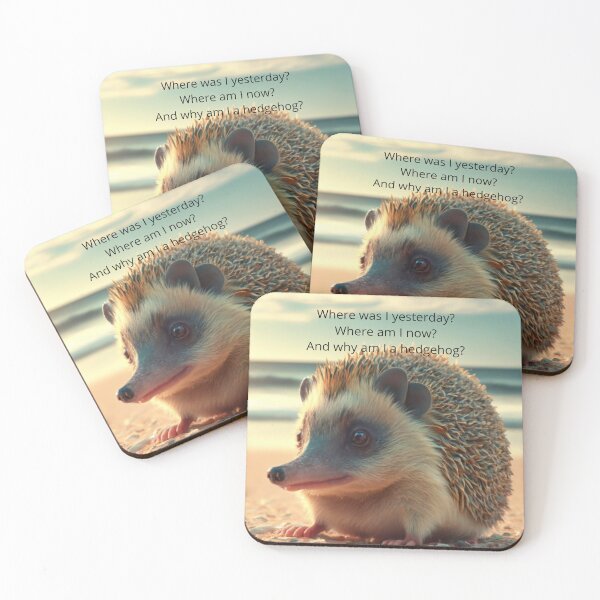Item preview, hedgehog on the beach 1 designed and sold by rayo-art.