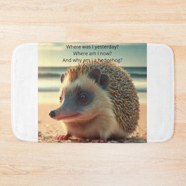 Item preview, hedgehog on the beach 1 designed and sold by rayo-art.