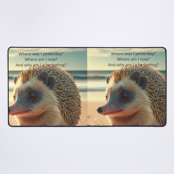 Item preview, hedgehog on the beach 1 designed and sold by rayo-art.