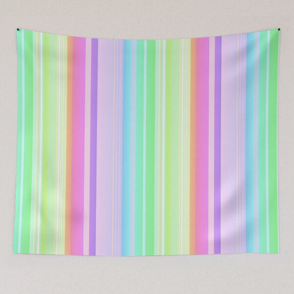 Item preview, Soft Multicolor rainbow vertically stripes | pastel vertical striped designed and sold by lausn.