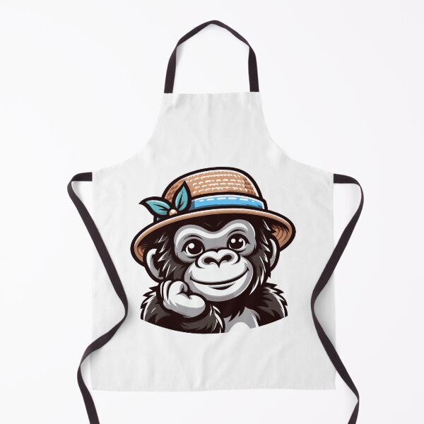 Item preview, Gorilla with Hat designed and sold by ArtfulWeave.