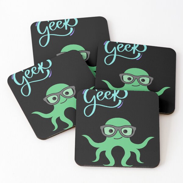 Item preview, Geek octopus  designed and sold by Cookie Monster Designs.