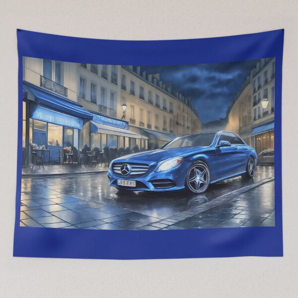 Item preview, At night in Paris with the Mercedes-Benz designed and sold by Glineur.