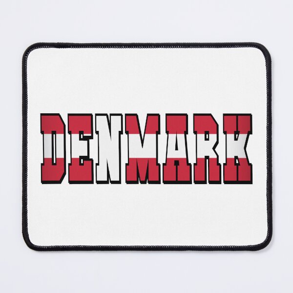 Item preview, Denmark Country Flag Typography designed and sold by TravelWish.