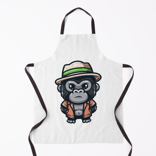 Item preview, Cool Gorilla in Hat designed and sold by ArtfulWeave.