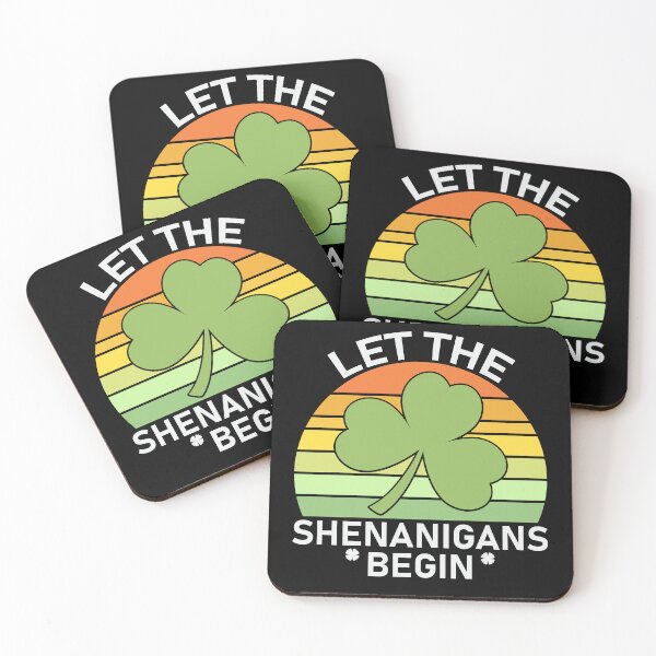 Item preview, Let The Shenanigans Begin Shamrock - St Patricks Day  designed and sold by Smix Pixels.