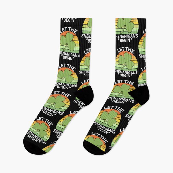 Item preview, Let The Shenanigans Begin Shamrock - St Patricks Day  designed and sold by Smix Pixels.