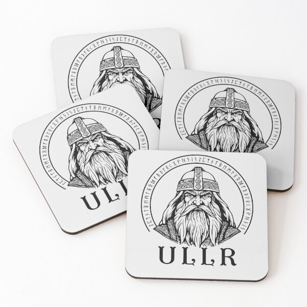 Item preview, Ullr Viking God of winter Norse Mythology and runes designed and sold by Lady-Frost.