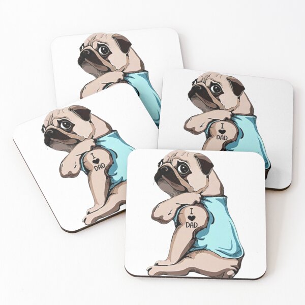 Item preview, Pug Love Dad designed and sold by alejandrozero.