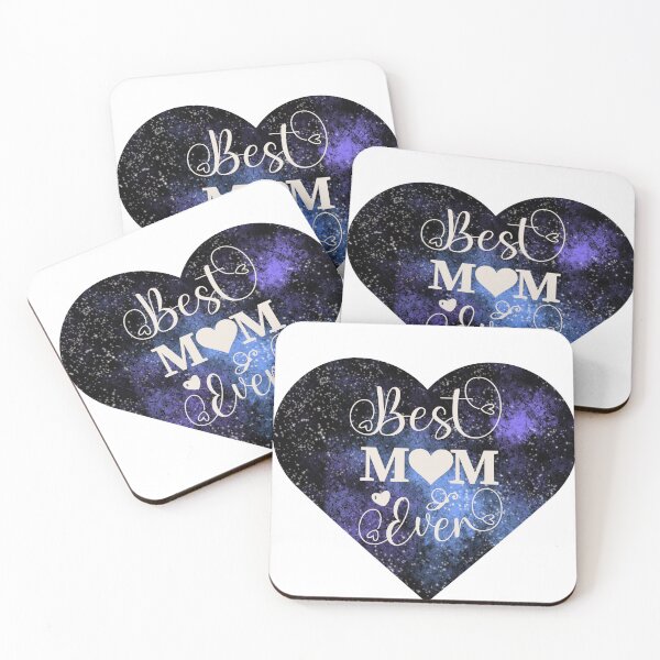 Item preview, Galactic Love Best Mom Ever Heart-Shaped Design designed and sold by Hill Strom.