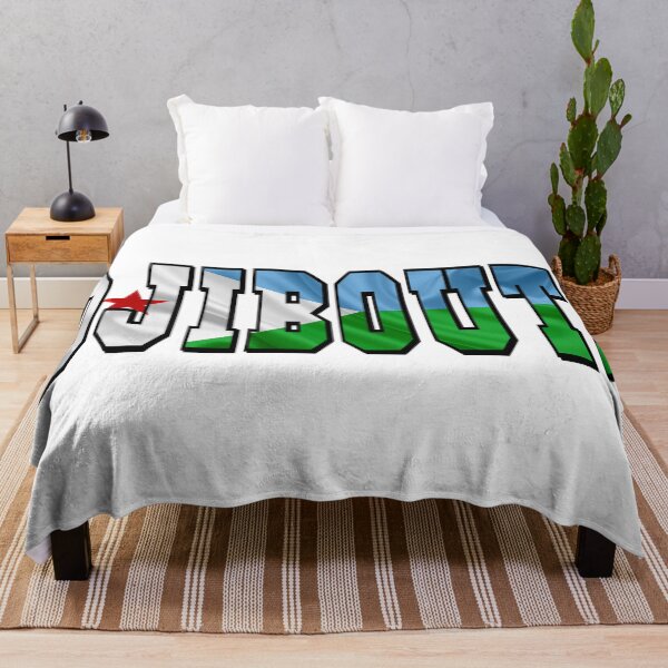 Item preview, Djibouti Country Flag Typography designed and sold by TravelWish.
