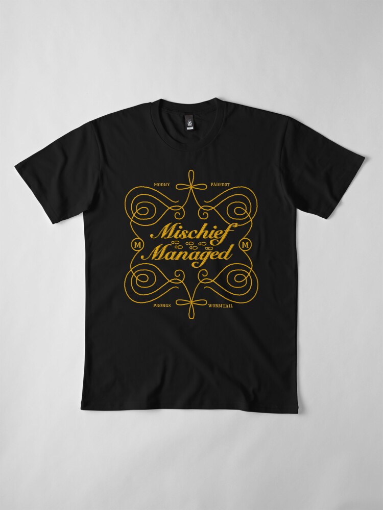 Alternate view of Mischief Managed Premium T-Shirt