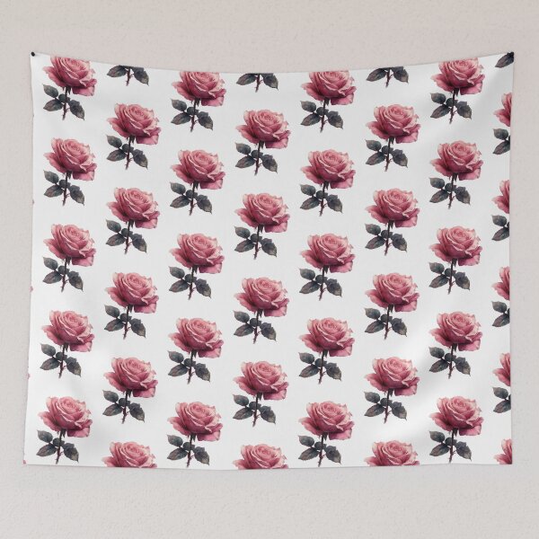 Item preview, Watercolour Rose Clipart Print designed and sold by WallArt01.