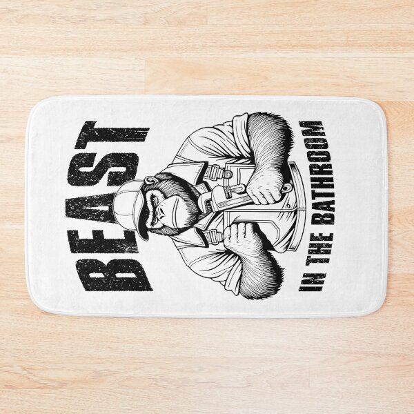 Item preview, Funny Plumber Bigfoot Beast In The Bathroom Pipefitter designed and sold by GrandeDuc.