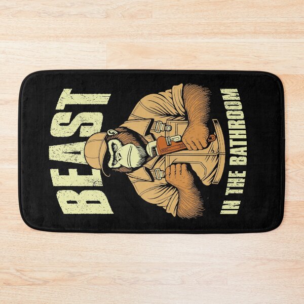 Item preview, Funny Plumber Bigfoot Beast In The Bathroom Pipefitter designed and sold by GrandeDuc.