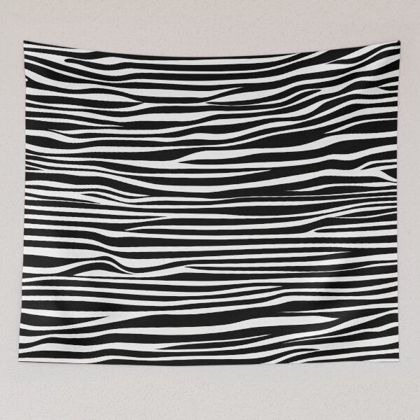 Item preview, Cool Twotone Horizontal Zebra Stripes designed and sold by Warriorgal.