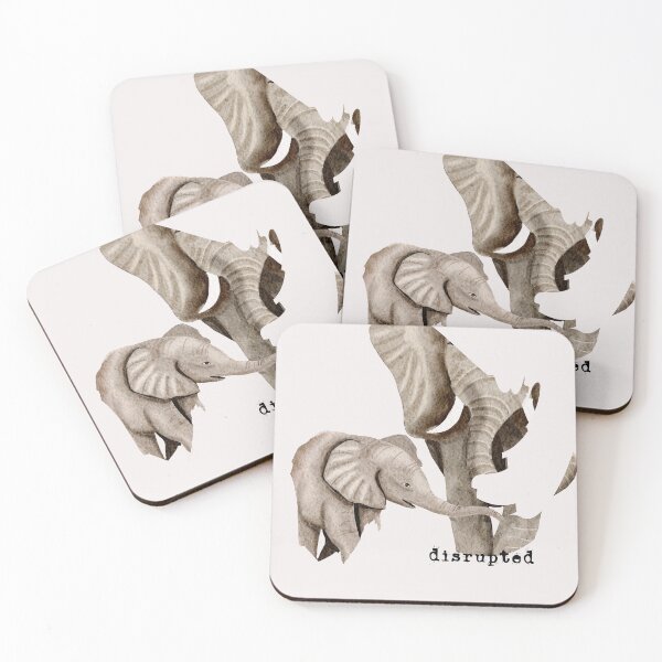 Item preview, Disrupted Elephants designed and sold by RvdhThreads.