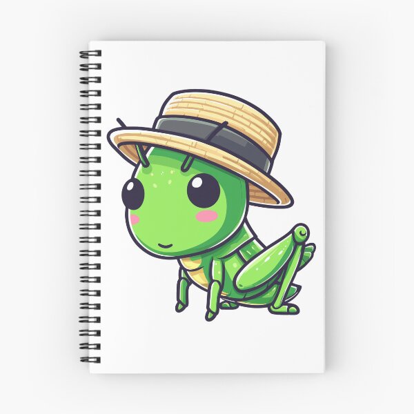 Item preview, Cool Grasshopper in Hat designed and sold by ArtfulWeave.