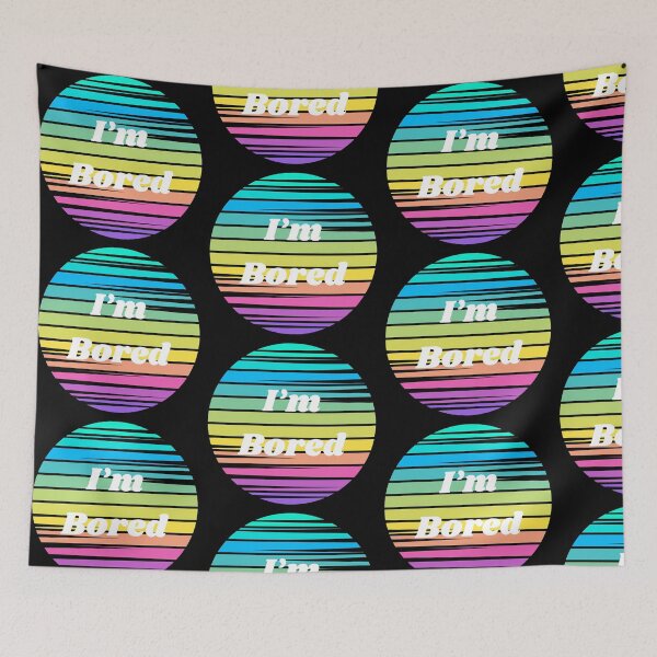 Item preview, I'm Bored | Colorful Feelings | Sunset Beach | Cool Breeze | Stripes designed and sold by ShroomMagic.