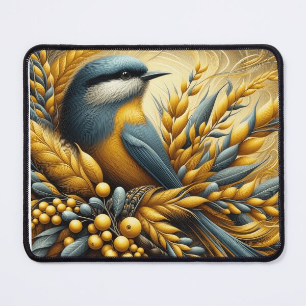Item preview, Wattle and Bird: The Beauty of Flowers designed and sold by Digital Dreams Arts.