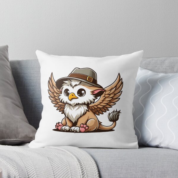 Item preview, Cool Gryphon in Hat designed and sold by ArtfulWeave.