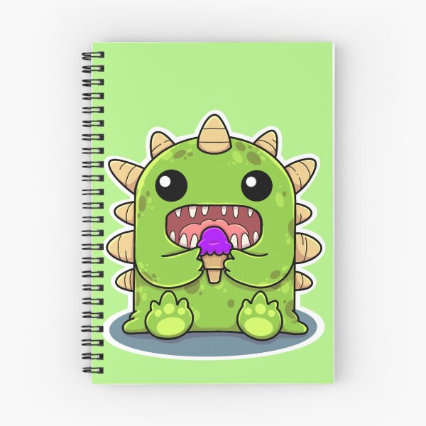 Artikelvorschau, #6 Nibble Monster eating an ice cream  entworfen und verkauft von Kiskadee-Draw.
