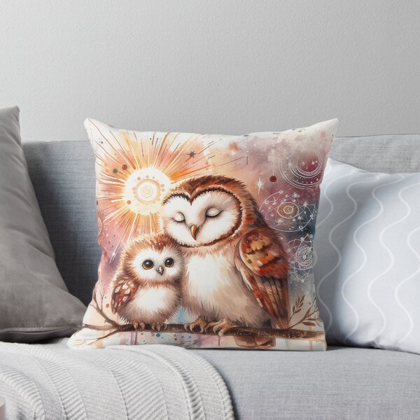Item preview, owl mother and her owlet designed and sold by YuliaHulia.