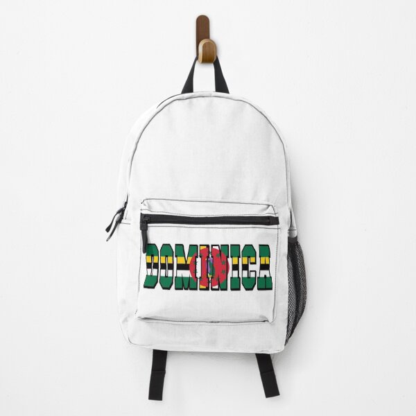 Item preview, Dominica Country Flag Typography designed and sold by TravelWish.