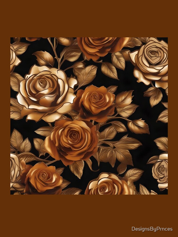 Thumbnail 4 of 4, iPhone Case, Baroque Inspired Rust Roses designed and sold by DesignsByPrnces.
