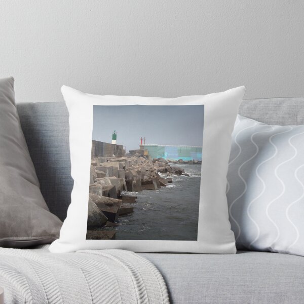 Item preview, Breakwater of the port of La Guardia on a stormy day, Pontevedra designed and sold by Luis J. de la Fuente.