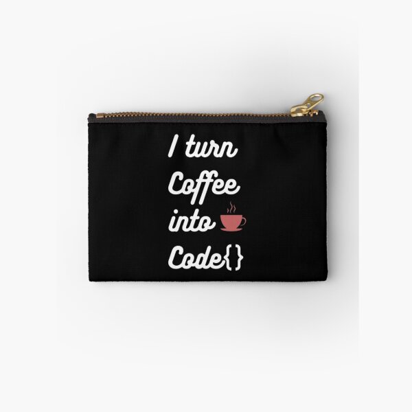 Item preview, I turn coffee into code - programmer - developer  designed and sold by TeePassion.