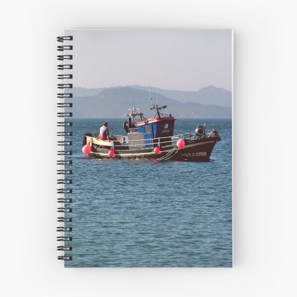 Item preview, Fishing boat in the ocean, Pontevedra designed and sold by Luis J. de la Fuente.