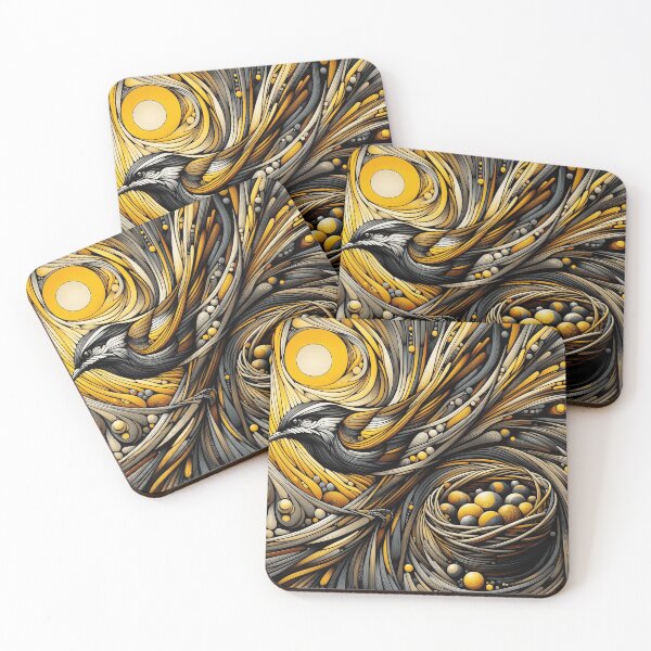 Item preview, The Wattle and Bird: Modern art designed and sold by Digital Dreams Arts.