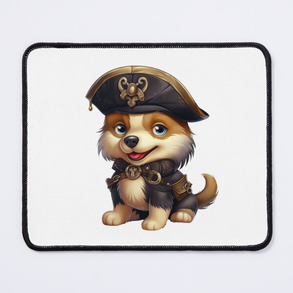 Item preview, Kawaii Puppy Dog Pirate designed and sold by KawaiiArtStyle.