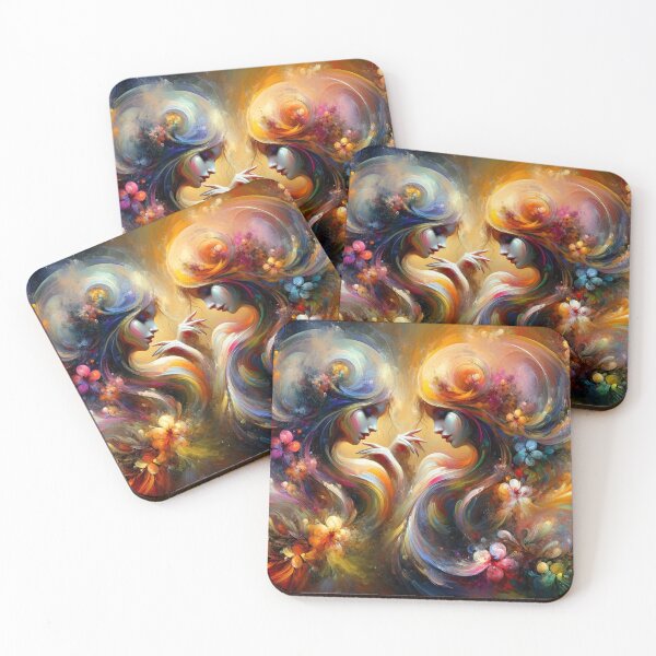 Item preview, Cosmic Gemini: The Zodiac's Vivid Dream designed and sold by mahajone.