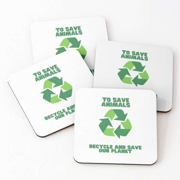Item preview, Recycling Saves Animals designed and sold by fbym.