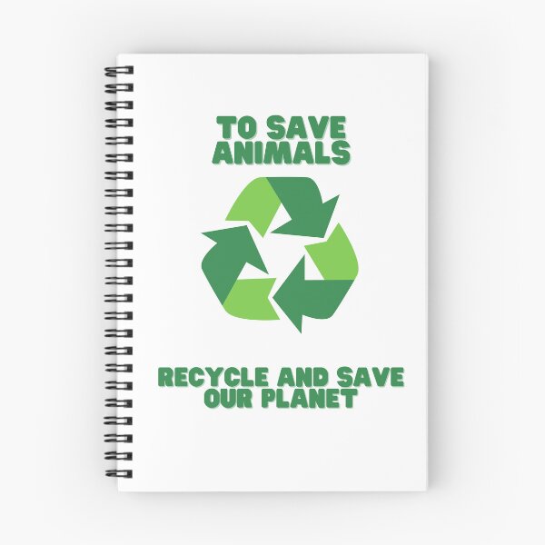 Item preview, Recycling Saves Animals designed and sold by fbym.