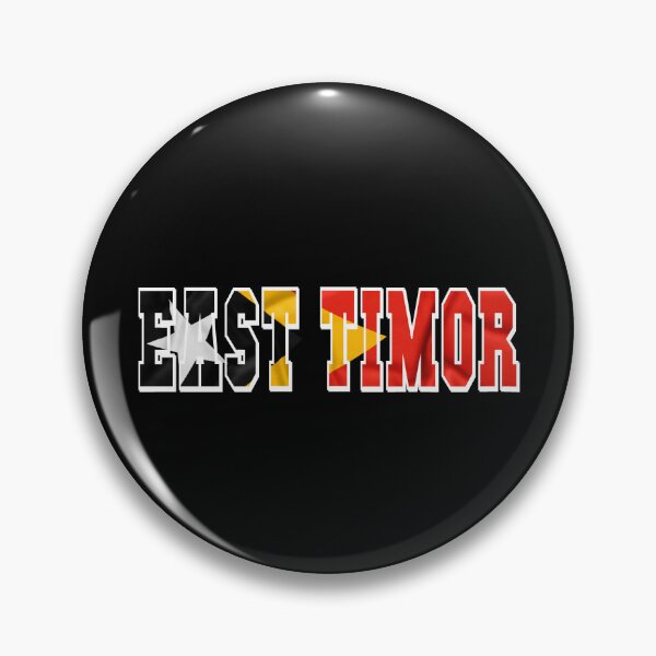 Item preview, East Timor Country Flag Typography designed and sold by TravelWish.