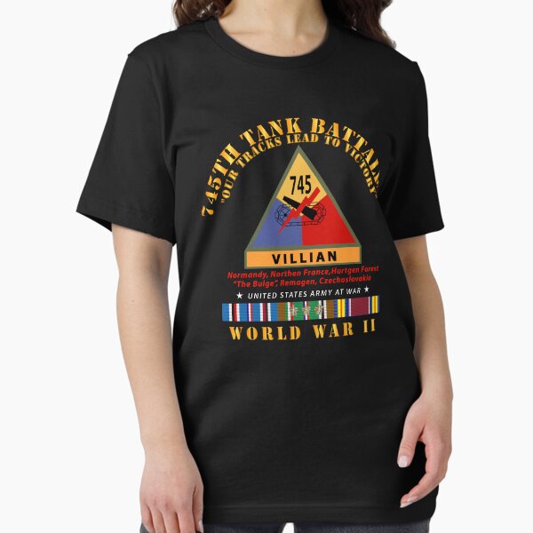 Item preview, Army - 745th Tank Battalion - Villian w SSI Name Tape WWII  EU SVC designed and sold by Military Insignia Products.