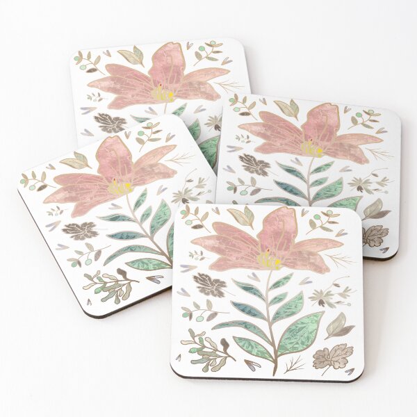 Item preview, Abstract home decorating minimalist flower design. designed and sold by jayne0524.