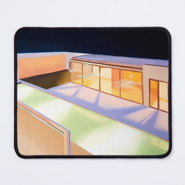 Item preview, pool at night. oil painting designed and sold by Tereza Pilar Art.