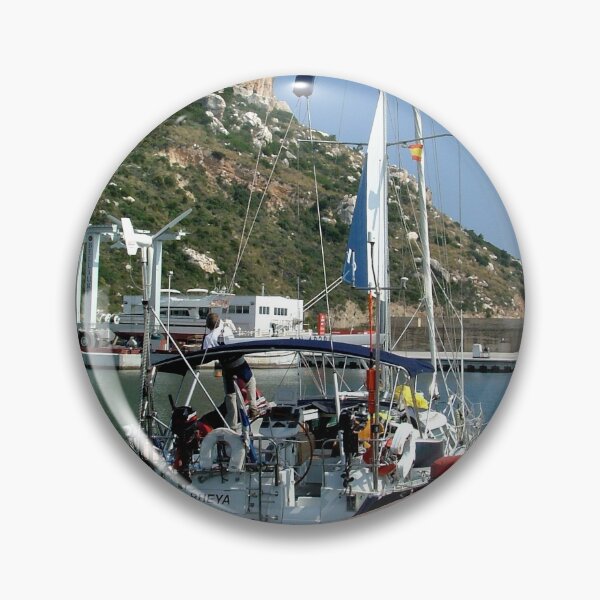 Item preview, Sailboat in the port, Calpe, Alicante designed and sold by Luis J. de la Fuente.