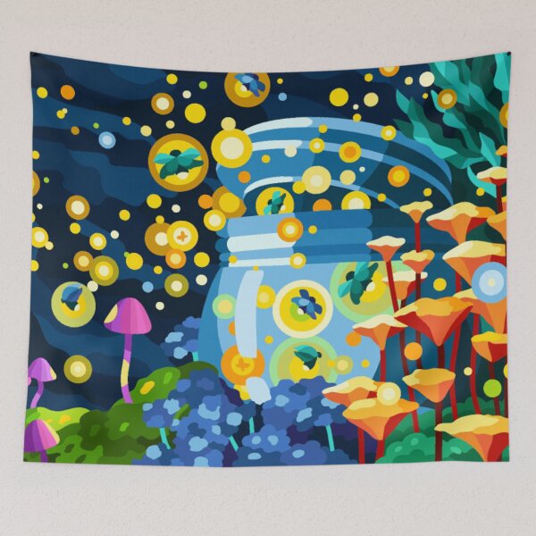 Item preview, Fireflies designed and sold by ThisandThatbyJo.