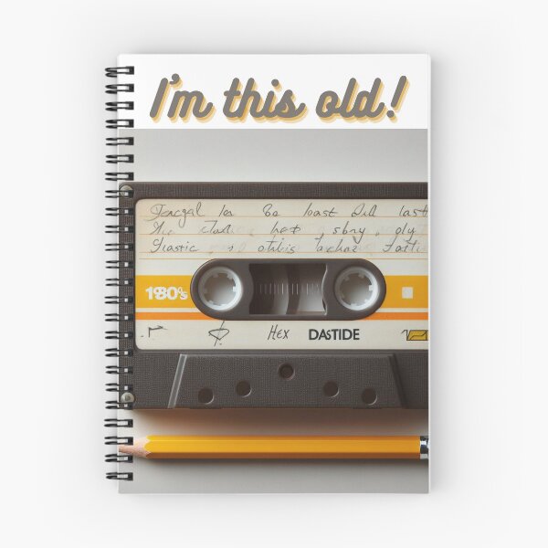 Item preview, I'm this old record tape and pencil designed and sold by Dominika Farkašová.
