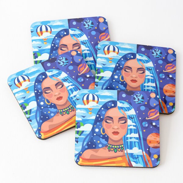 Item preview, Girl one with the universe designed and sold by ThisandThatbyJo.