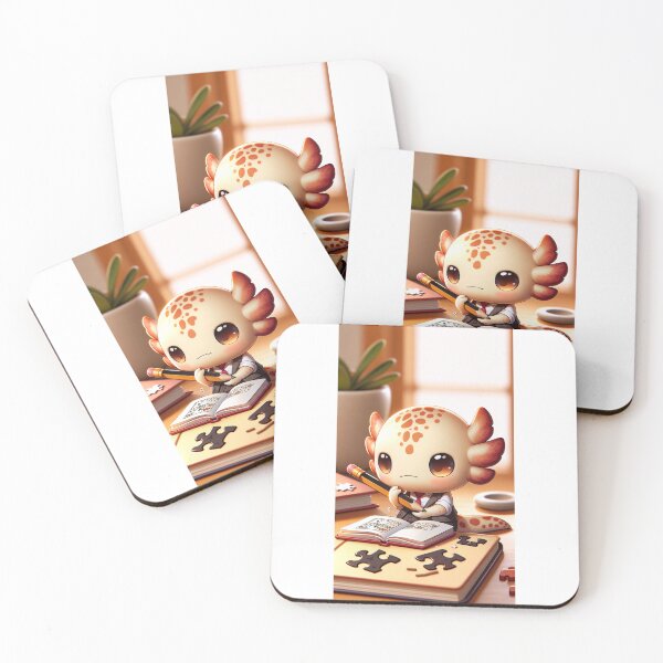 Item preview, Riddlesolotl designed and sold by DreamAlongArt.