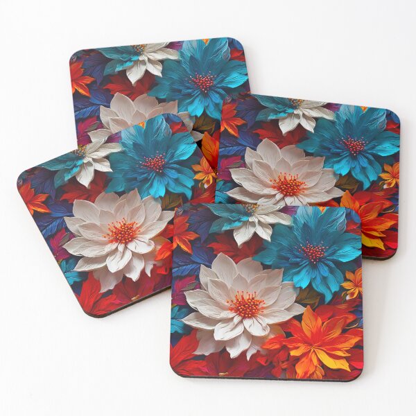 Item preview, vivid flowers designed and sold by wallsandpatts.