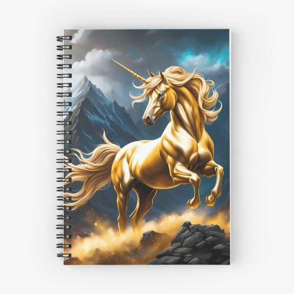 Item preview, Gold Unicorn, Ai Generated Art  designed and sold by ACC .