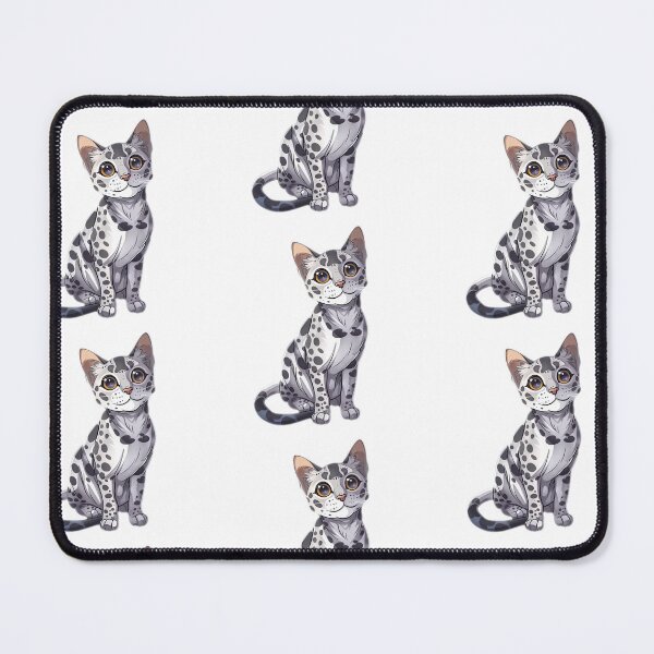 Item preview, Mau egipcio Kawaii Razas de gatos famosos Arte y pegatinas inspirados en animales designed and sold by CDC40.